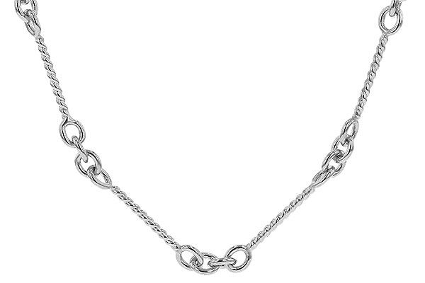 A283-24442: TWIST CHAIN (18IN, 0.8MM, 14KT, LOBSTER CLASP)