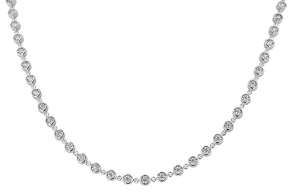 G284-09878: NECKLACE 3.40 TW (18")