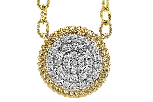 G283-27133: NECKLACE .32 TW (18")