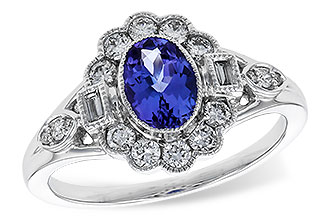 G284-10787: LDS RG .80 TANZANITE 1.20 TGW (7x5MM OV)