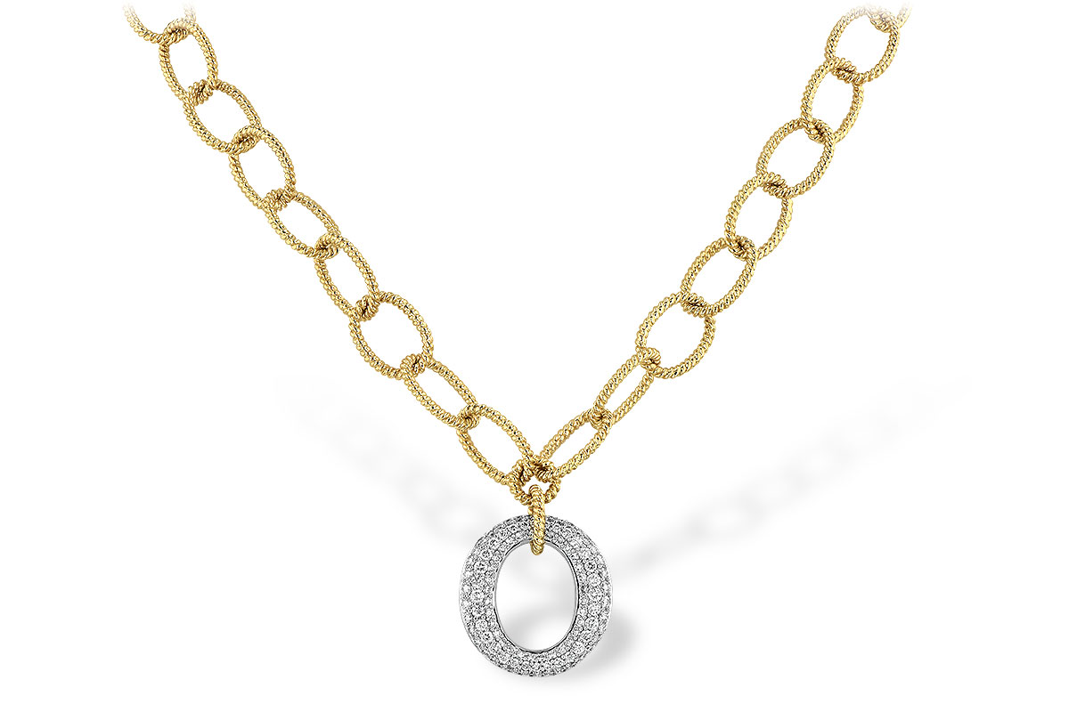 H199-56214: NECKLACE 1.02 TW (17 INCHES)