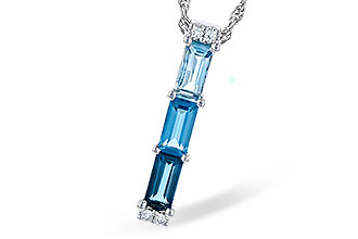 K282-30778: NECK 1.26 BLUE TOPAZ 1.30 TGW